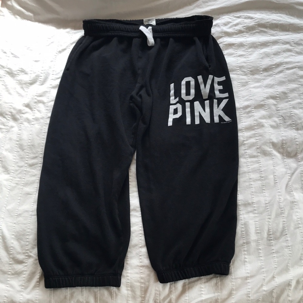 Black Comfy Capris from Pink by Victoria’s Secret